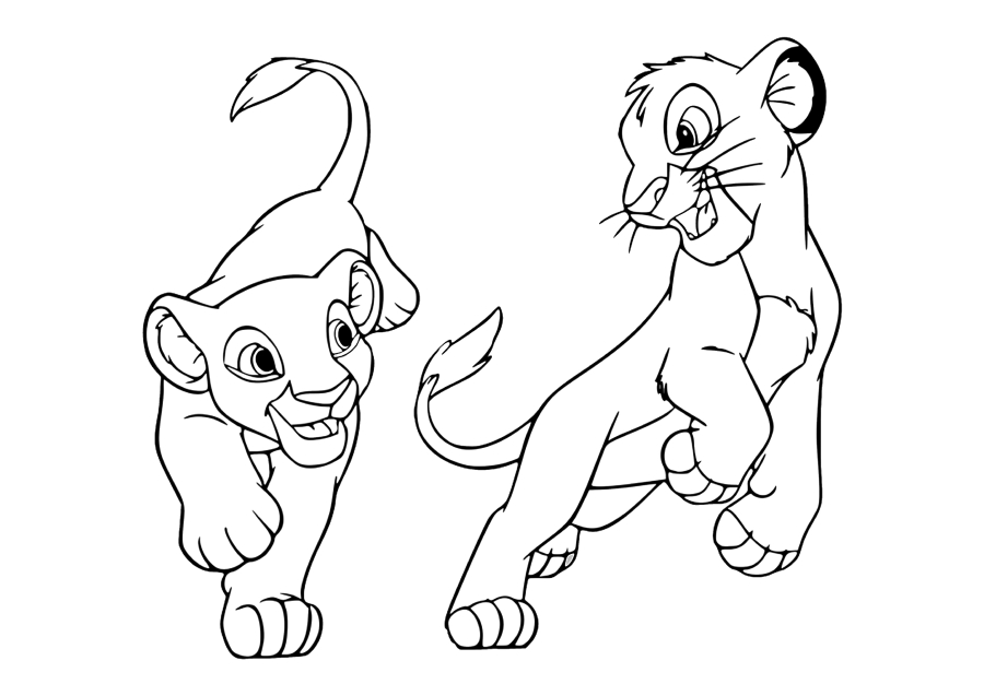 Муфаса и его львёнок - Симба